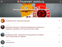 Tablet Screenshot of feuerwehr-jesteburg.de